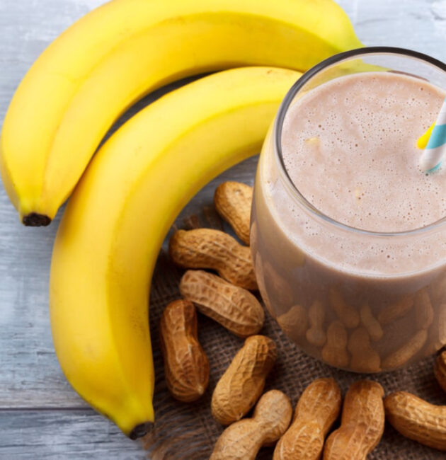 Smoothie beurre de cacahuète et banane