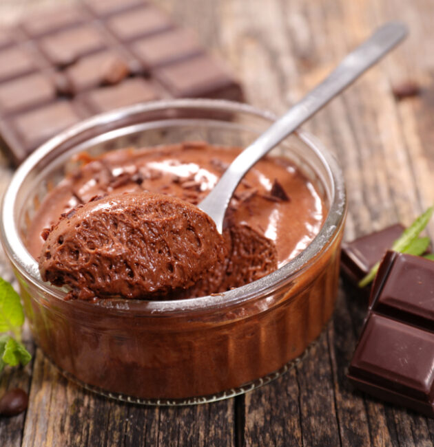 Mousse au chocolat végane