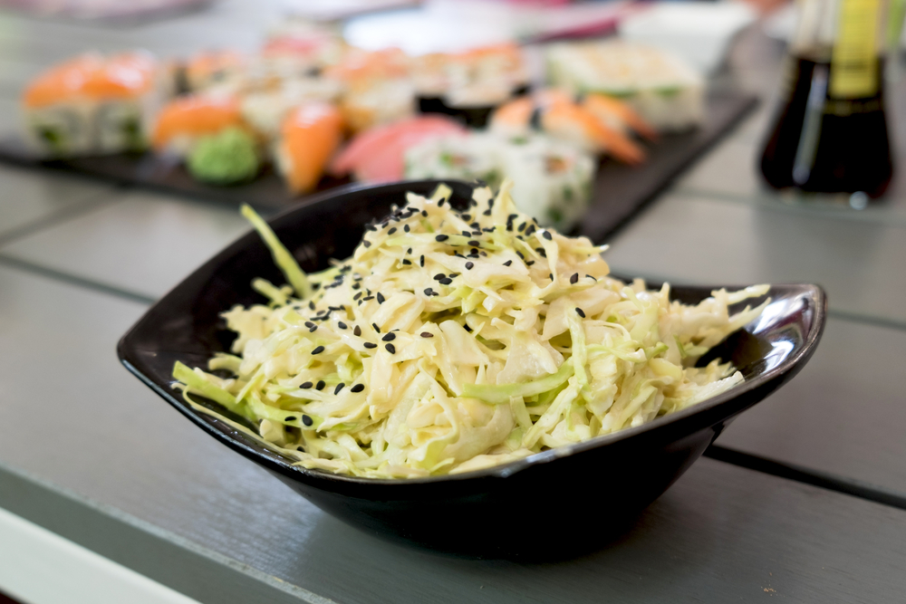 Salade de chou blanc à la japonaise
