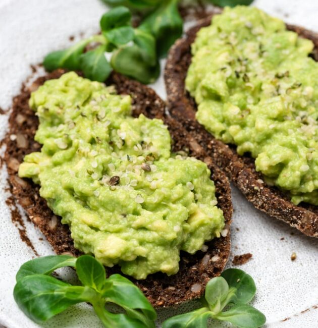 purée d'avocat à tartiner