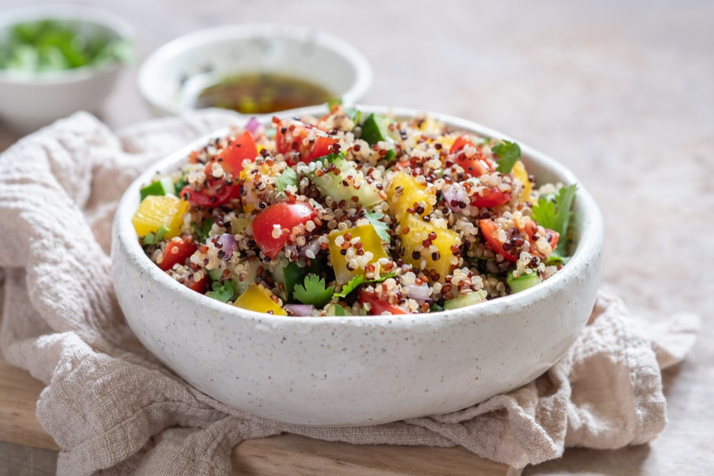 salade de quinoa vegane